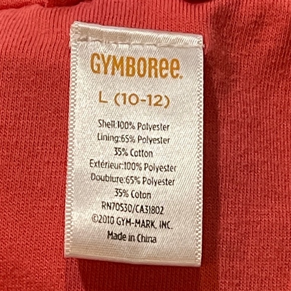 Gymboree Burst of Spring Watercolor Lined Raincoat 10-12 LARGE Bright Colors GUC - Picture 7 of 9